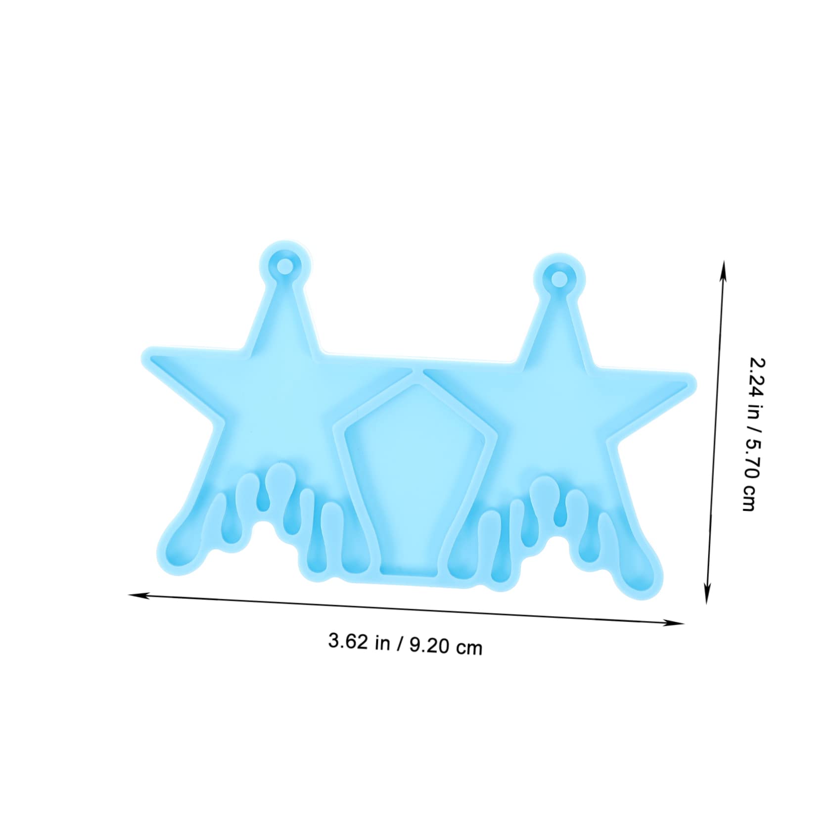 Lurrose 5 Set Di Per Pendenti Unici Per La Creazione Di Gioielli in Silicone Per Orecchini Kit Per La Creazione Di Orecchini Antiaderenti 4 Pezzi * 5