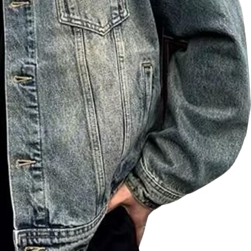Chaqueta de mezclilla para hombre DGHM-JLMY azul XX-Large miniatura 4