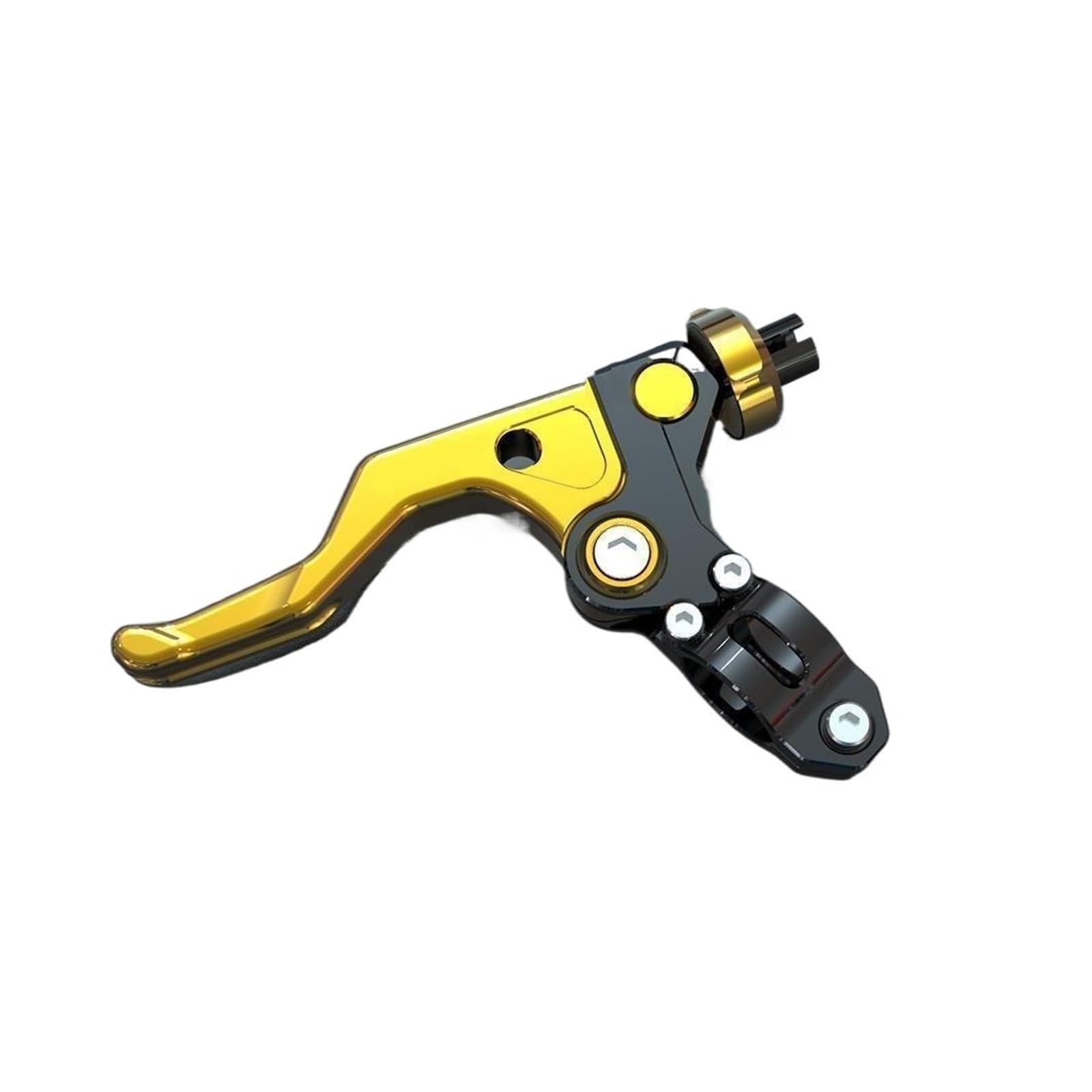ZhanNuoBHd Brake Clutch Lever for NSR250 for MC18 for MC21 for MC22 for MC19 for CBR250 for CBR400 for NC23 for NC29 for CBR250 CNC Short Stunt Clutch Lever Perch Handlebar(Gold)