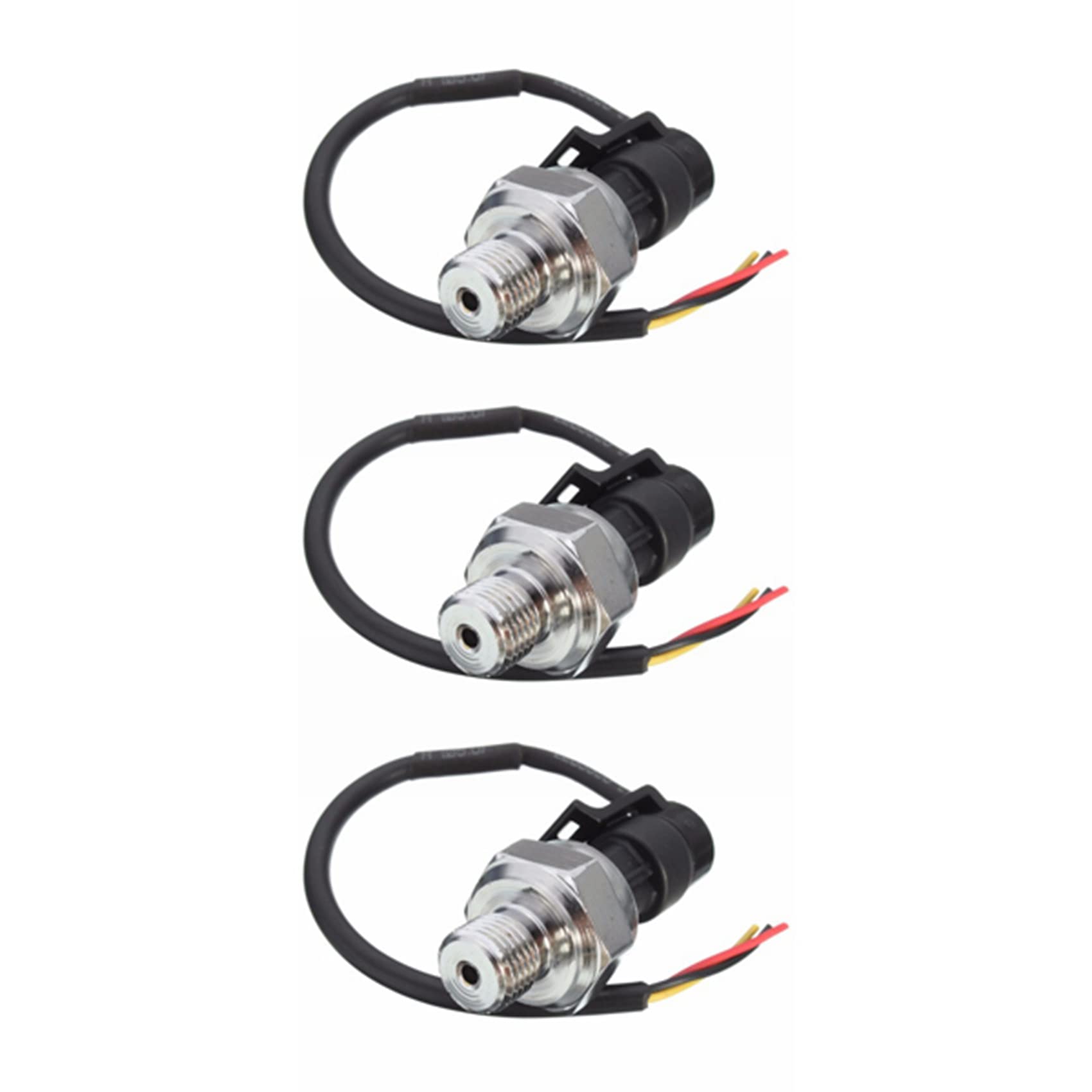 3X Capteur de Transducteur de Pression 5V 0-1.2Mpa Pétrole pour Gaz Eau Air