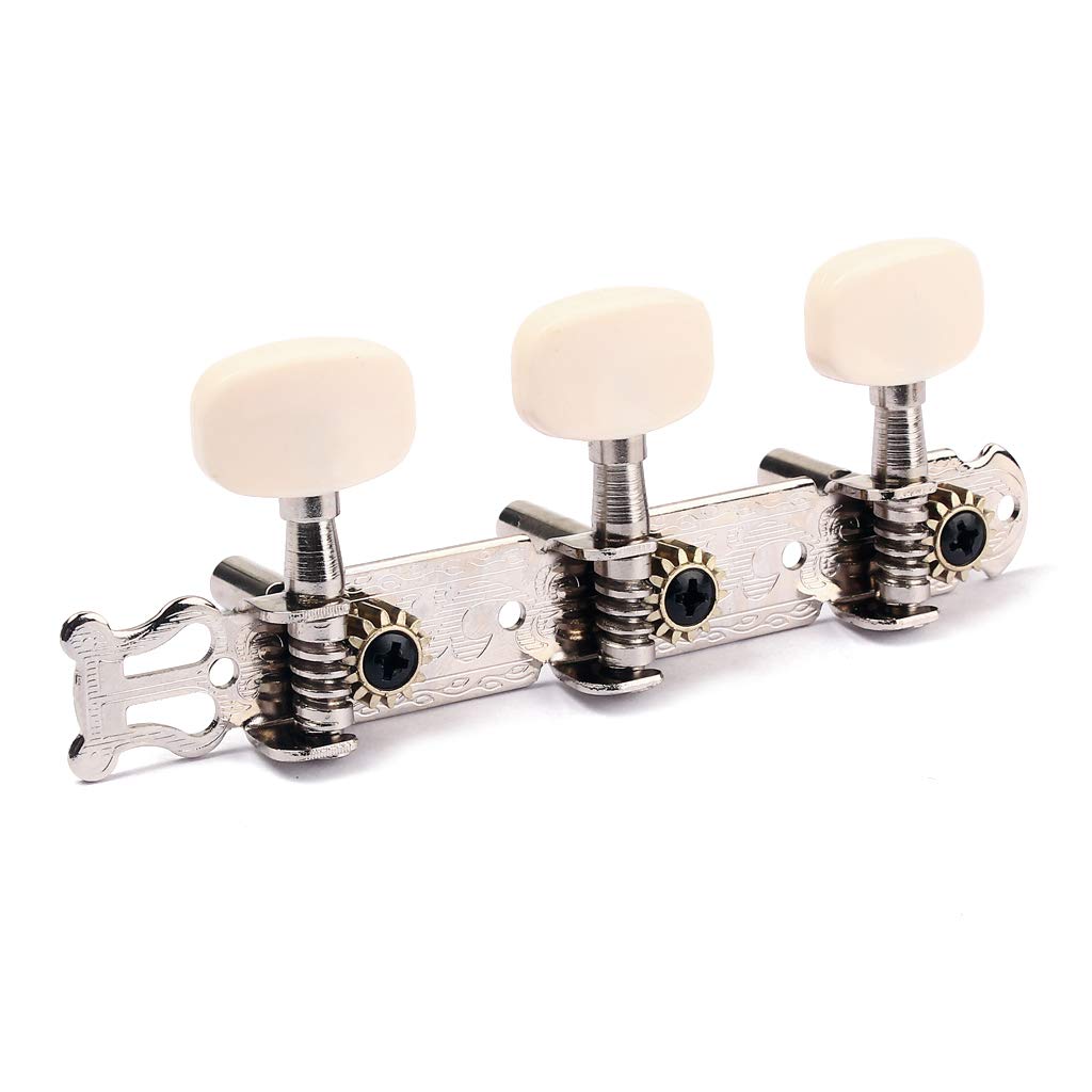 RuiJOTWAT 2pcs Classical Guitar Tuner Tuning Keys Pegs Machine Heads cream - Image 3