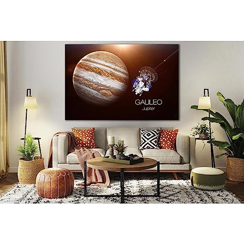 Lienzo de Júpiter de ZELLART Galileo SL396 cuadro astronómico de 90x60 cm para colgar 2