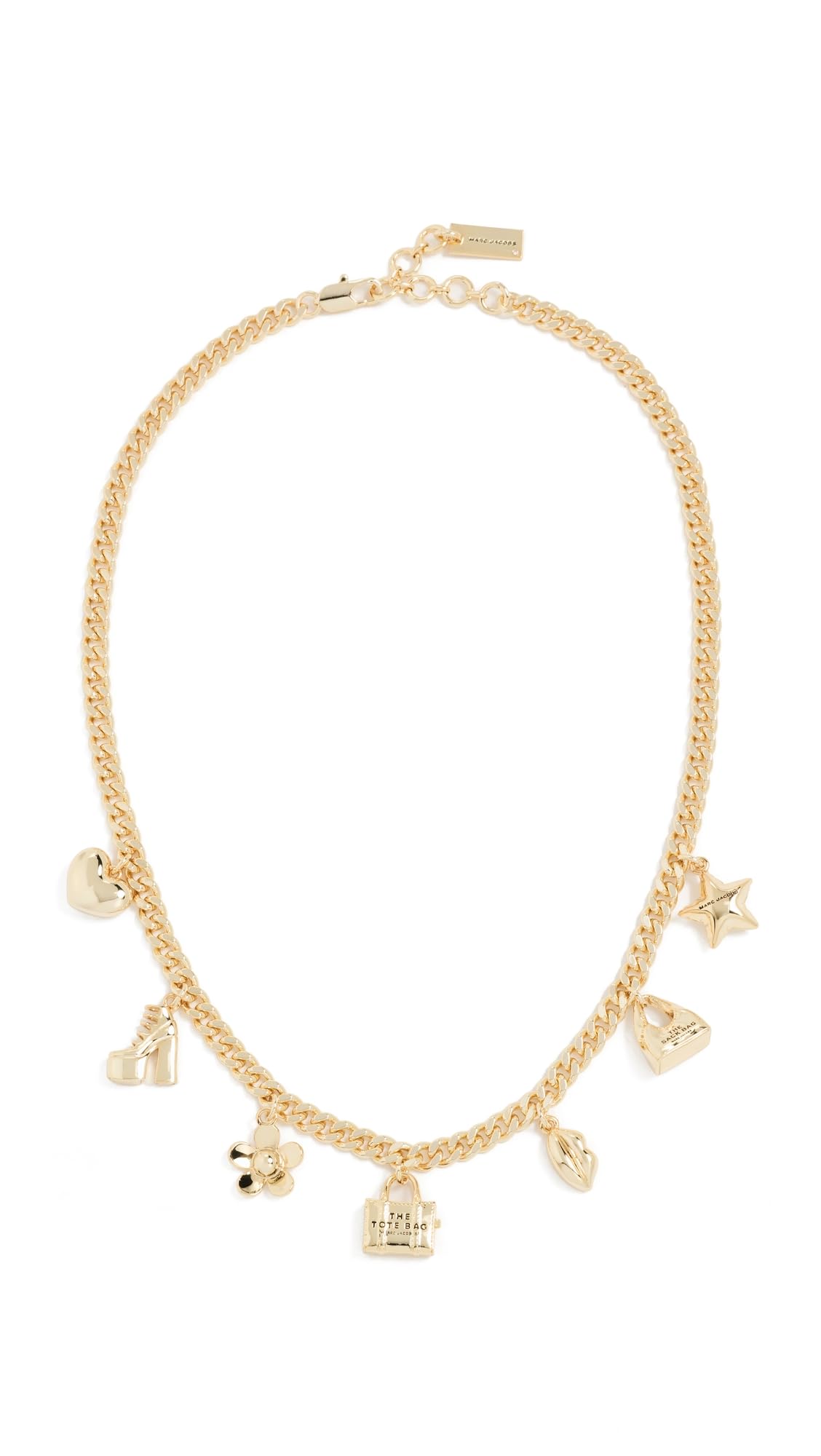 Marc Jacobs Snapshot Logo Chain Necklace