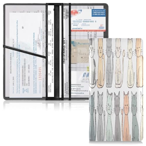 Organizador de Documentos para Auto Cuero miniatura 2