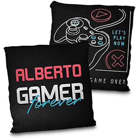 LolaPix Cojín Gamer Forever Personalizado Cover