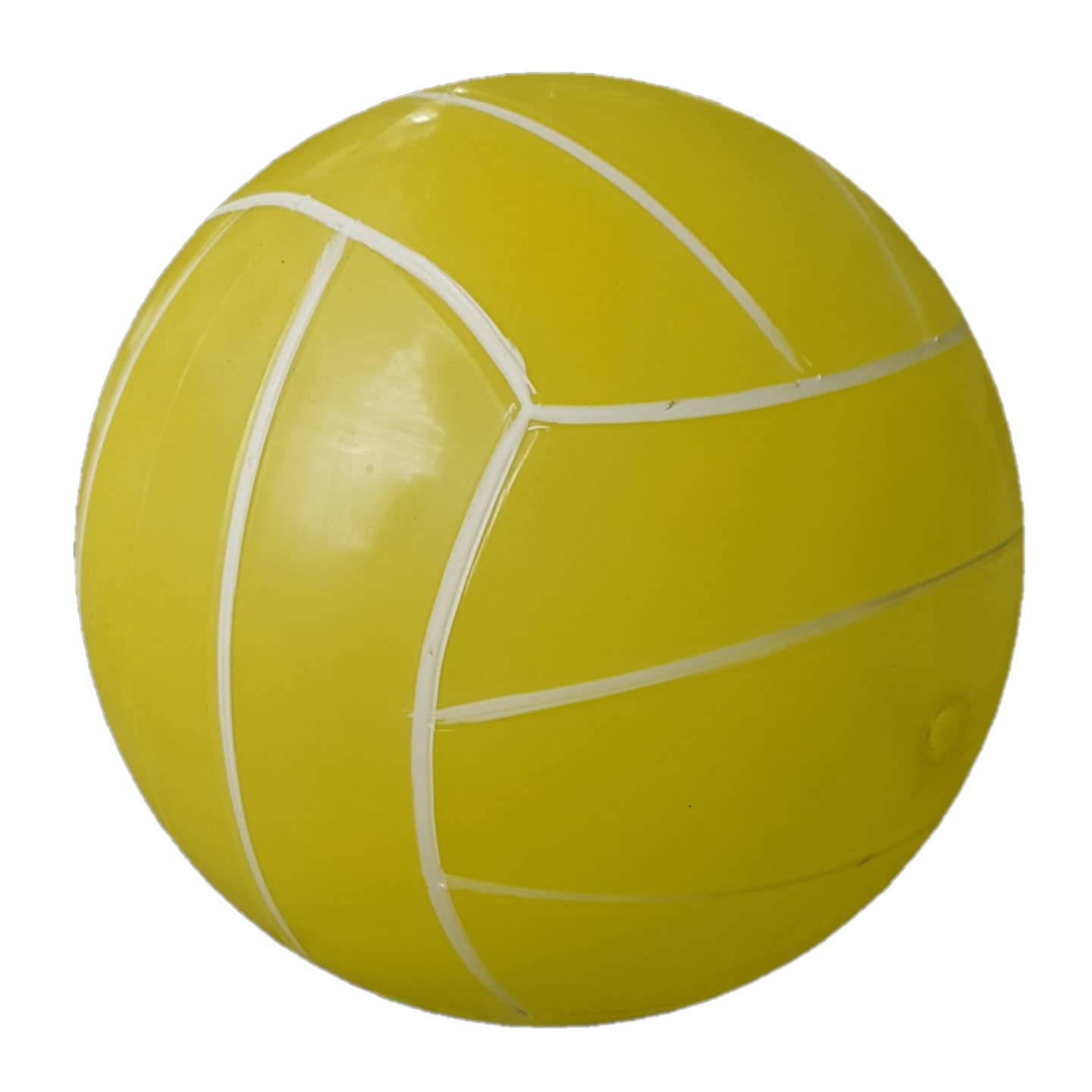 Jupiter Industries® Inflatable Vinyl Ball for Swimming Pool & Garden with 2 Inflating Pins - PVC Ball for Kids use at Pools, Beach, Outdoor & Indoor Play | Size : 22cm (9 Inches) | Yellow Stripes (HB) (B09WN864HD) Amazon Price History, Amazon Price Tracker