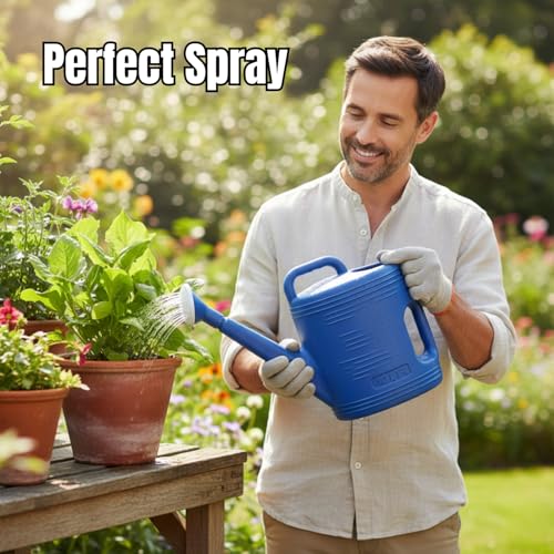 Image of Swadhin Plastic Unbreakable Watering Can for Plants 10 Litre Handheld Garden Spray Bottle Lightweight Water Sprayer Lawn Garden Spray Bottle Gardening Water Sprayer