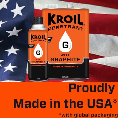 Image of Kroil Penetrant with Graphite (Liquid-55 Gallon Drum-Single) | High Temperature Penetrating Lubricant for Small Gaps, Corroded Metal, Seized Parts (PH551)