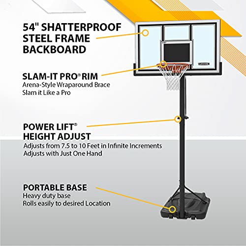 Lifetime Adjustable Basketball Hoop (54Inch Polycarbonate