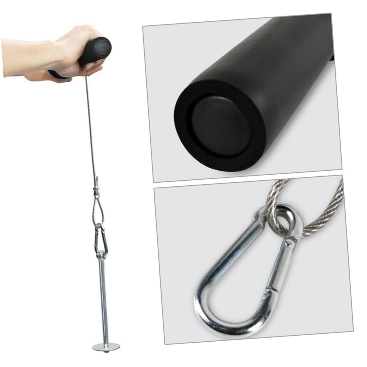 BESPORTBLE Handgelenk-Trainingsgerät Griffe Armtrainingsgerät Handstärkungsgriff Handtherapie Seilrollen Fitness geräte fitnessgeräte Forearm Trainer Seil zum Gewichtheben Unterarmtrainer