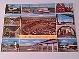  AK. Rendsburg. Nord-Ostsee-Kanal. Mehrbild. Eisenbahn-Hochbrücke. Schwebefähre. Altes Rathaus.