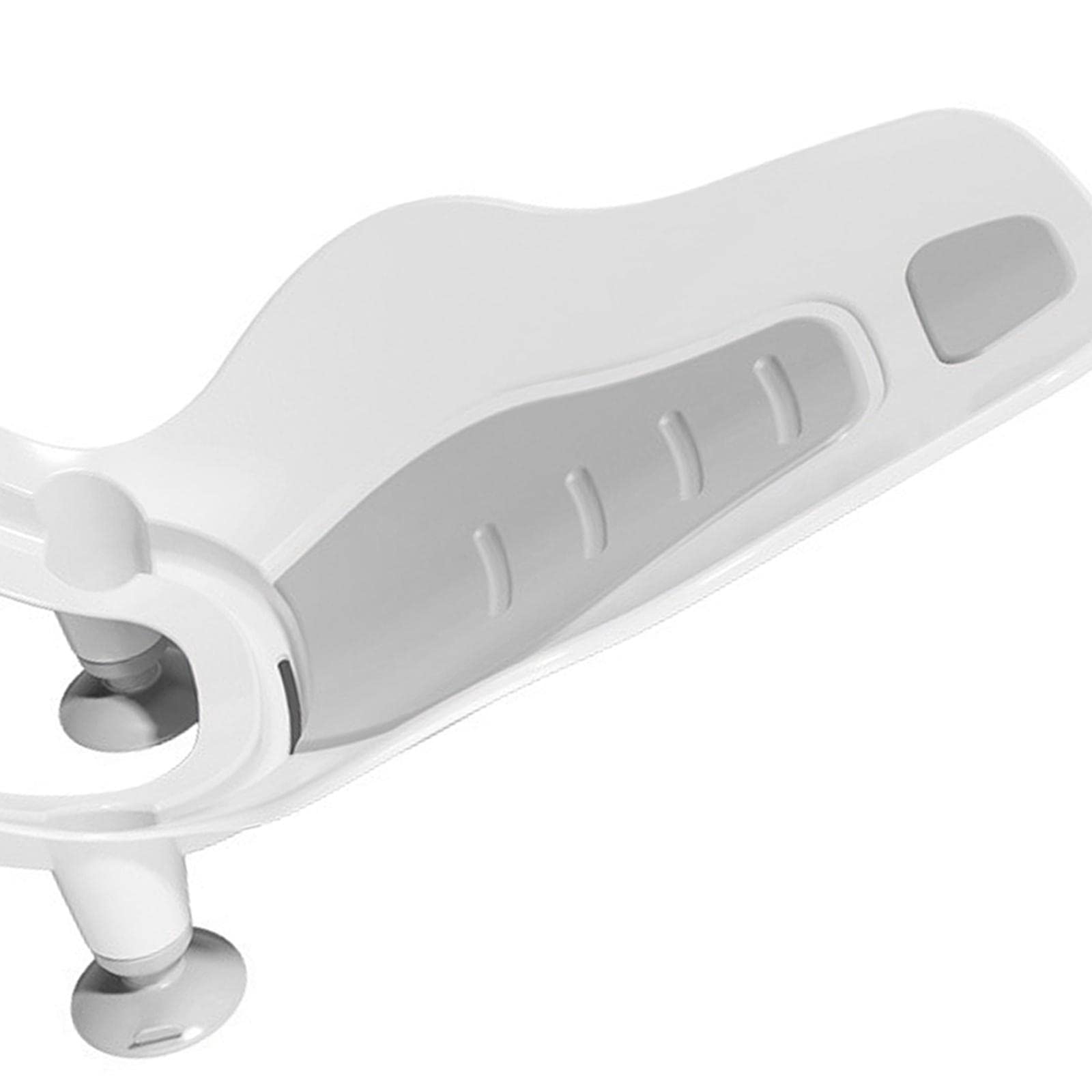 predolo Asiento de Baño Portátil Bañera de Bebé Ligera Antideslizante, Gris