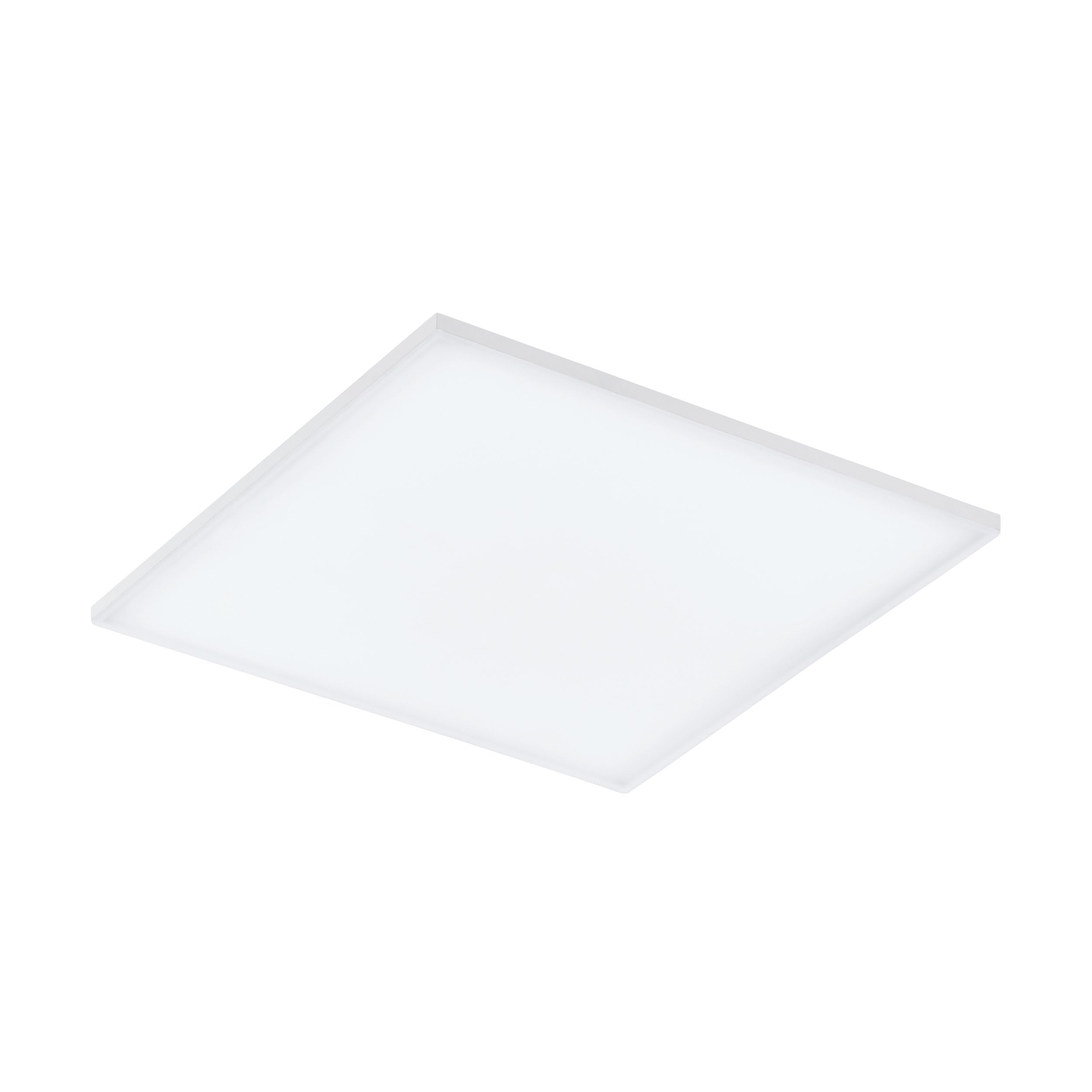 Eglo LED Flush Ceiling Light Turcona-CCT, dimmable Lighting with Remote Control, Colour Changing (Warm, Neutral, Cool White) LED Panel Made of Metal and White Plastic, 23 inches โ image 1