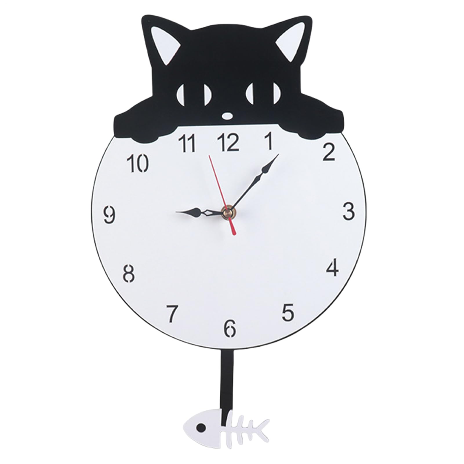 Horloge chat analogique mignonne le cadeau idéal pour ados et enfants