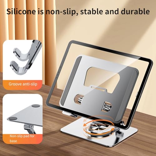 Base universal para laptop con soporte giratorio 360° ajustable miniatura 5
