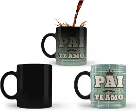 Caneca Mágica Presente para o dia dos Pais Meu Mundo Sempre