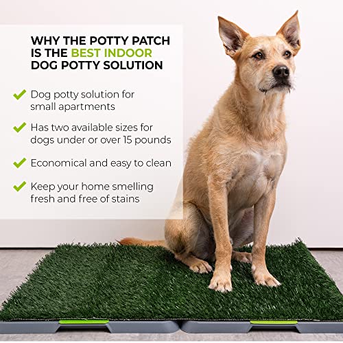 Potty Patch DA3350 Silver Paw 3-Layer Washable Pee Pads For Dogs - Dog Grass Pad With Tray thumb #3