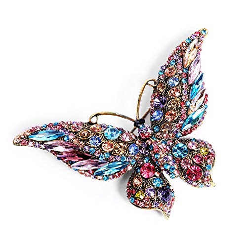 Broche papillon pour robe de soirée banquet chic et accessoire costume femme WXKAGF