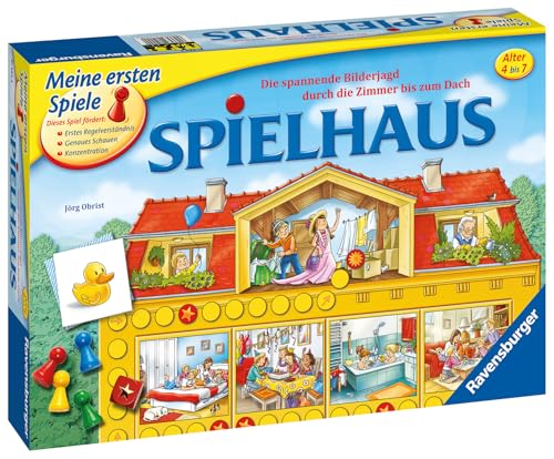 Ravensburger 21424 - Spielhaus - Kinderspielklassiker, spannende Bilderjagd für 2-4 Spieler ab 4 Jahren – Bild 7