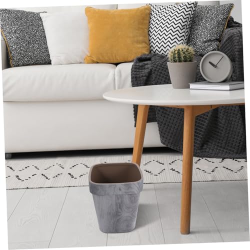 Cabilock caneca de basura sin tapa color gris claro miniatura 6