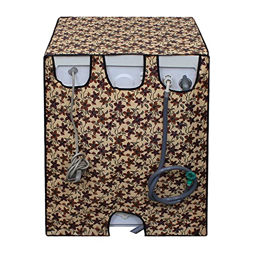 Image of Lithara Waterproof Front Load Washing Machine Cover For 8 Kg, 8.2 Kg, 8.5 Kg, 9 Kg (Design 04)