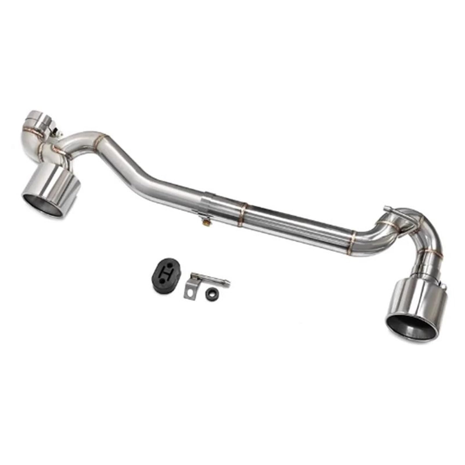 Terminale Scarico Doppio In Acciaio Inossidabile Per BMW E90 E92 320i 318i 325i 2016-2013, Marmitta, Di Retrofit Tubo Scappamento Silenziatore