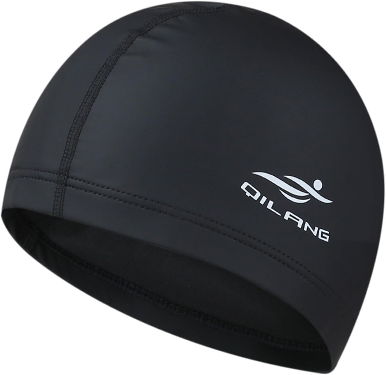 LNYMZD 1 x Black Swimming Hat, Swimming Caps and Accessories for Swimmers Comfort and Non-Slip