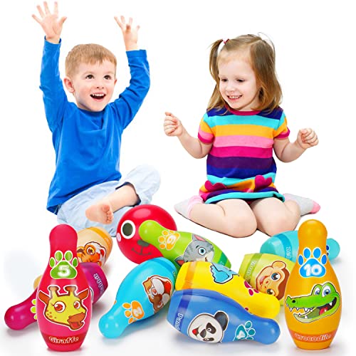 image for Tsomtto Kids Bowling Set Toddler Toys for 2 3 4 Year Old Boy Girl Birt