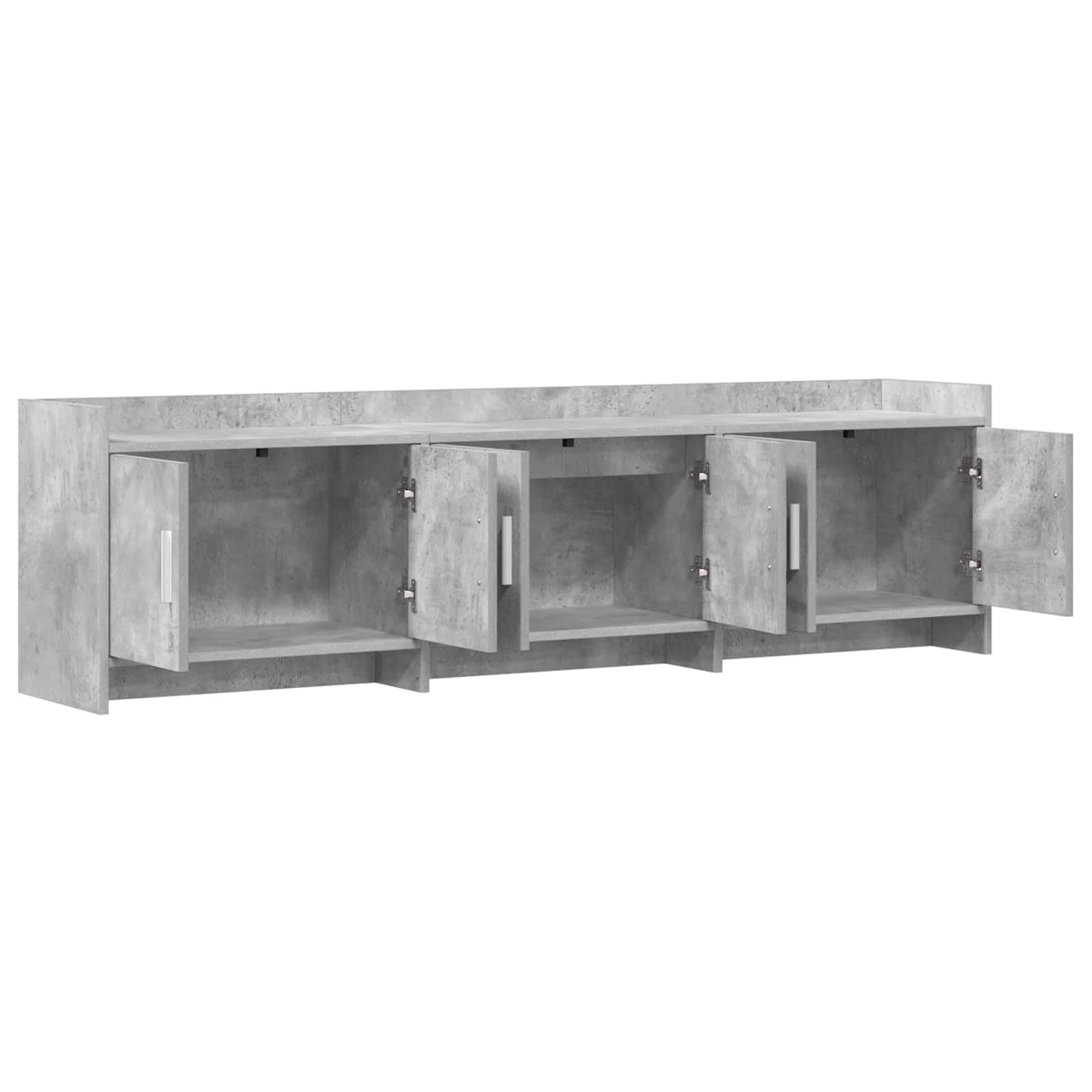 Szafka telewizyjna 168 x 33 x 47 cm Szary Beton