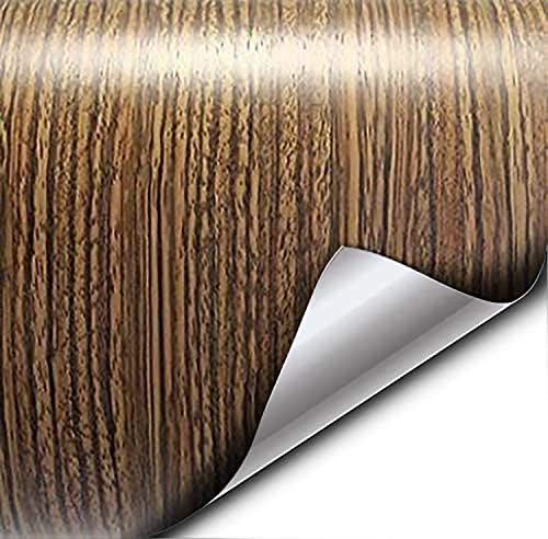 VVIVID Driftwood Wood Grain Faux Finish Textured Vinyl Wrap Roll Film for Home Office Furniture DIY Easy to Install No Mess (2ft x 48 Inch)