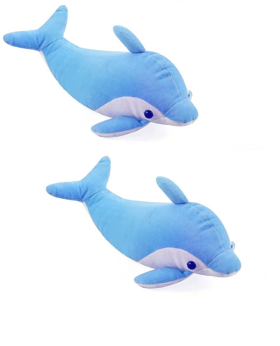 Soft Toy_ Blue Dolphin Set of -2 for Kids( 25- 30) with Lots of Fun Combo (B09WLNYL9S) Amazon Price History, Amazon Price Tracker