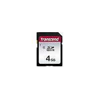 Transcend Scheda di memoria SDXC ad alta velocità da 4 GB (per fotocamere digitali)