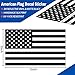 Reflective Subdued American Flag Sticker 3