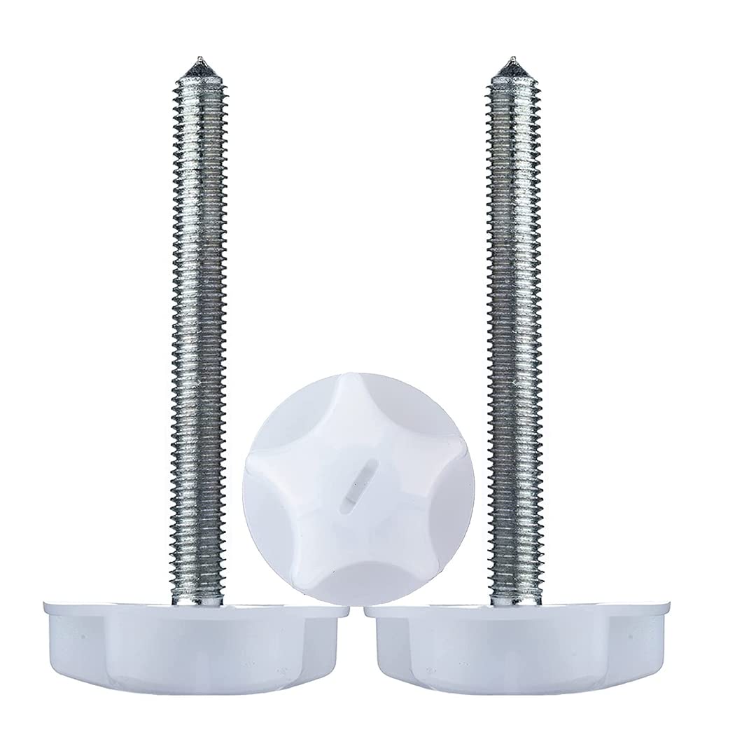 Just Accessories M8 HEADBOARD BOLTS SCREWS WITH FITTED WASHERS FIXINGS FOR DIVAN BED Ottoman 50mm/90mm (2, M8 X 50mm)