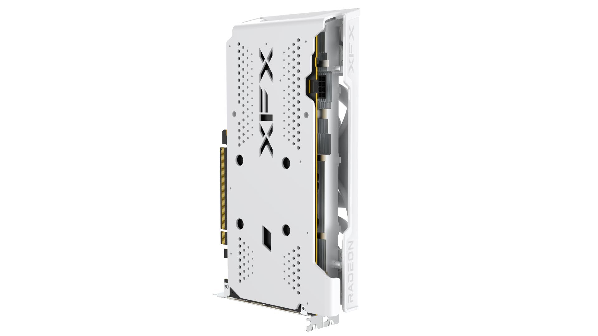 XFX Speedster SWFT210 - Scheda grafica Radeon RX 7600, con 8 GB GDDR6 HDMI 3xDP, AMD RDNA 3 RX-76PSWFTWY, colore: Bianco