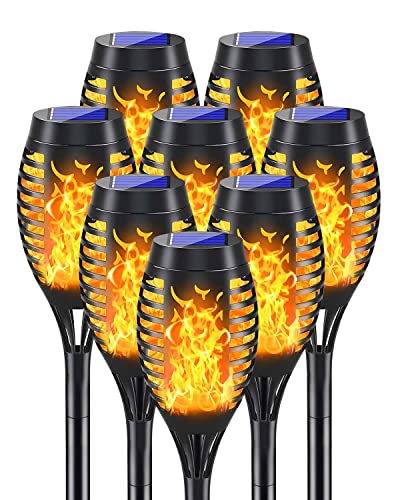 KALAHOL Solarleuchten für Außen Garten, 2023 Upgrade 8 Stück 12LED...