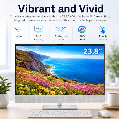 Image of Dell 24 All-in-One Desktop Computer Intel Ultra 7 355 64GB DDR5-5600MT /s