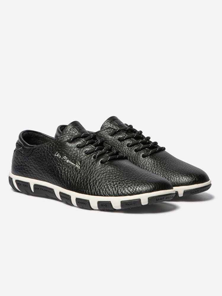 tbs Bootsschuh Jazaru F7B04, Glattleder, Schwarz, Fußbett zum Wechseln Schwarz