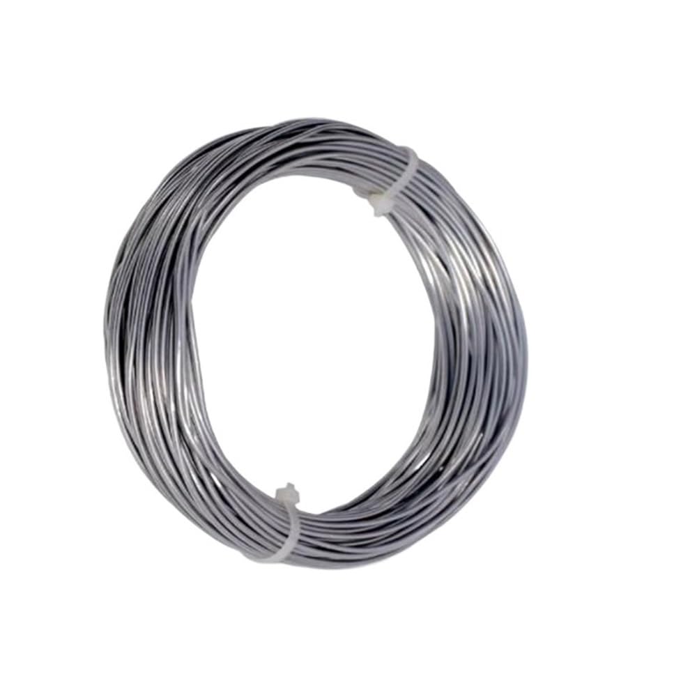 1 fil de zinc de 1 m - diamètre de 0,4 mm à 5 mm - Fil de zinc métallique for la recherche scientifique et les applications électriques(2mm)