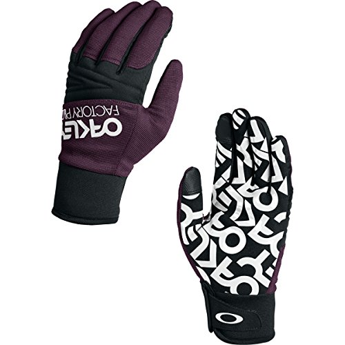 Oakley Mens Factory Park Gloves X-Large Deep Plum