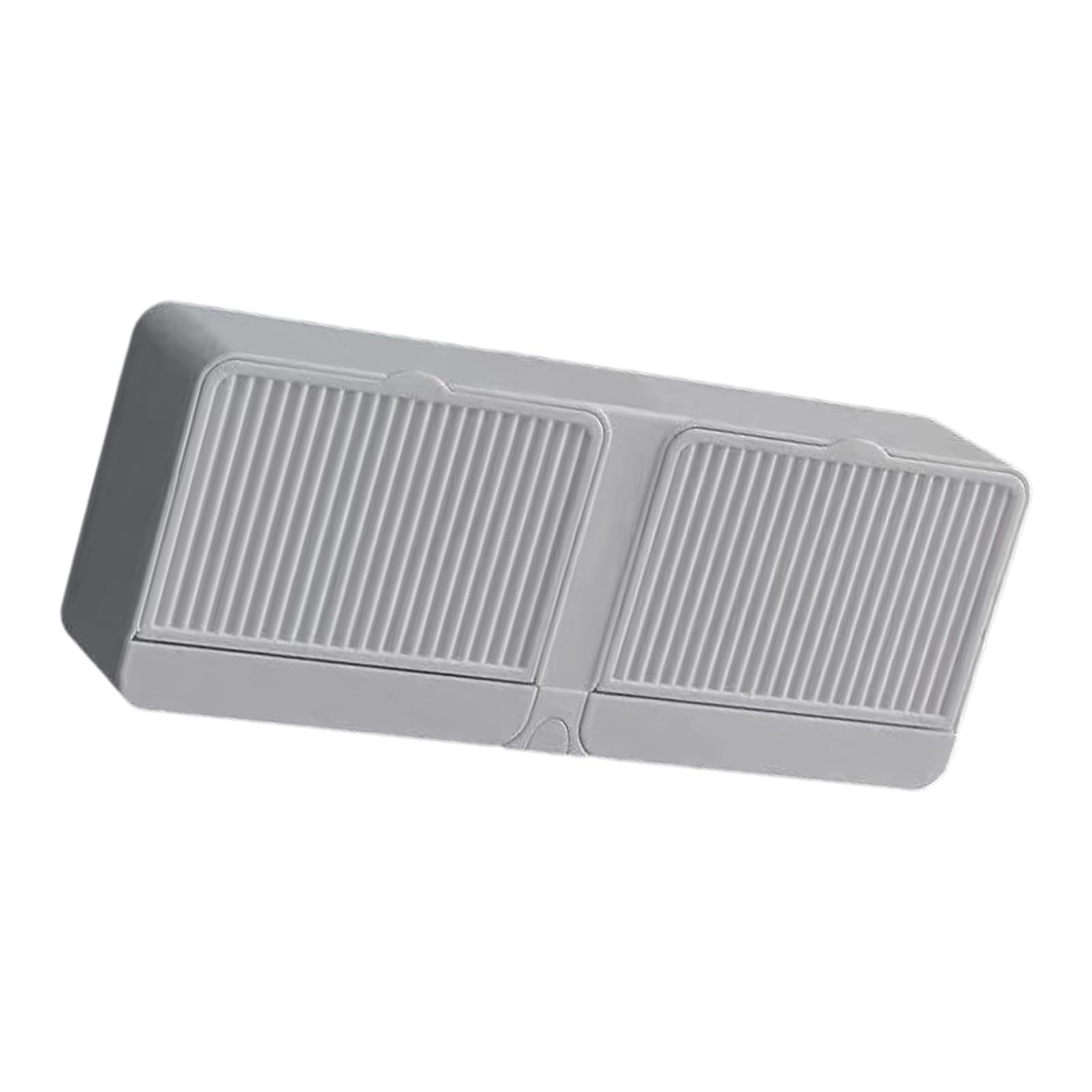 Quick-Dry Soap Holder with Adhesive Mount, Kitchen & Bathroom Soap Saver Tray with Drain with Drainage Holes