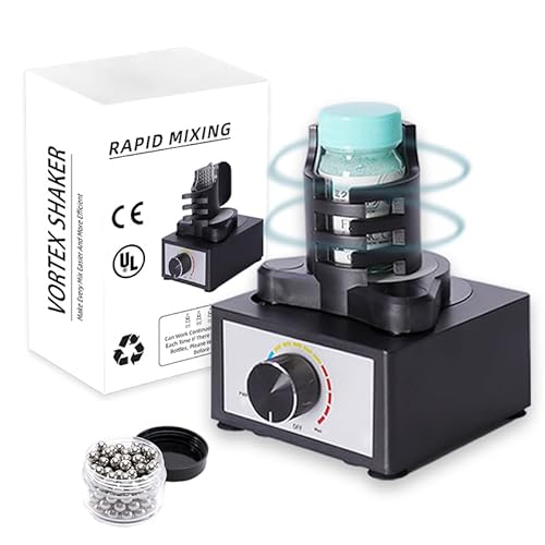 LABHOUSE 2400RPM Vortex Mixer Model Paint Shaker Mix Up to 100ML Adjustable Speed for Hobby Acrylic Paints,Nail Polish,Pigment,Eyelash Glue Adhesives,Testing Tubes