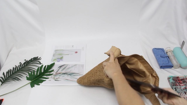 Bolso playero tejido Freie Liebe para mujer verano miniatura 7