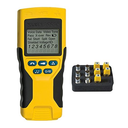 Klein Tools VDV501-823 Cable Tester, VDV Scout Pro 2 Traces and Tests Coax Cable, Network Data Cable, and Telephone Cable with Remotes