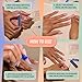 Chillhouse - Chill Tips, Press on Nails Kit - She's the Prize (Long Almond) - 30 Nail Shapes & Sizes - Up to 2 Weeks of Wear - Customizable - Reusable - Latina Founded, Women Owned - Beauty, Self Care