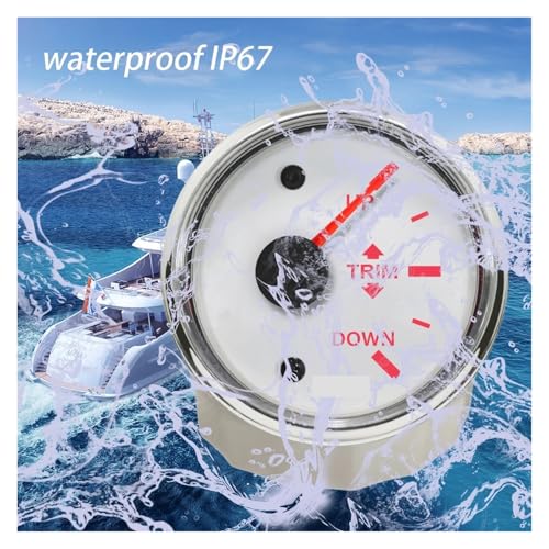 Indicateur de trim bateau 12V 24V universel étanche 52mm - 5