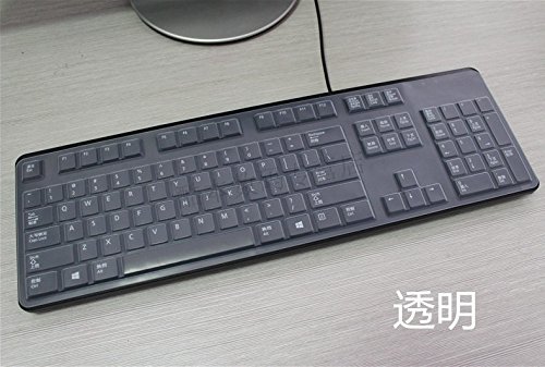Transparent Clear Silicone Keyboard Skin Covers Guard For Dell Kb212-B Kb4021 Sk8120 #TOP2