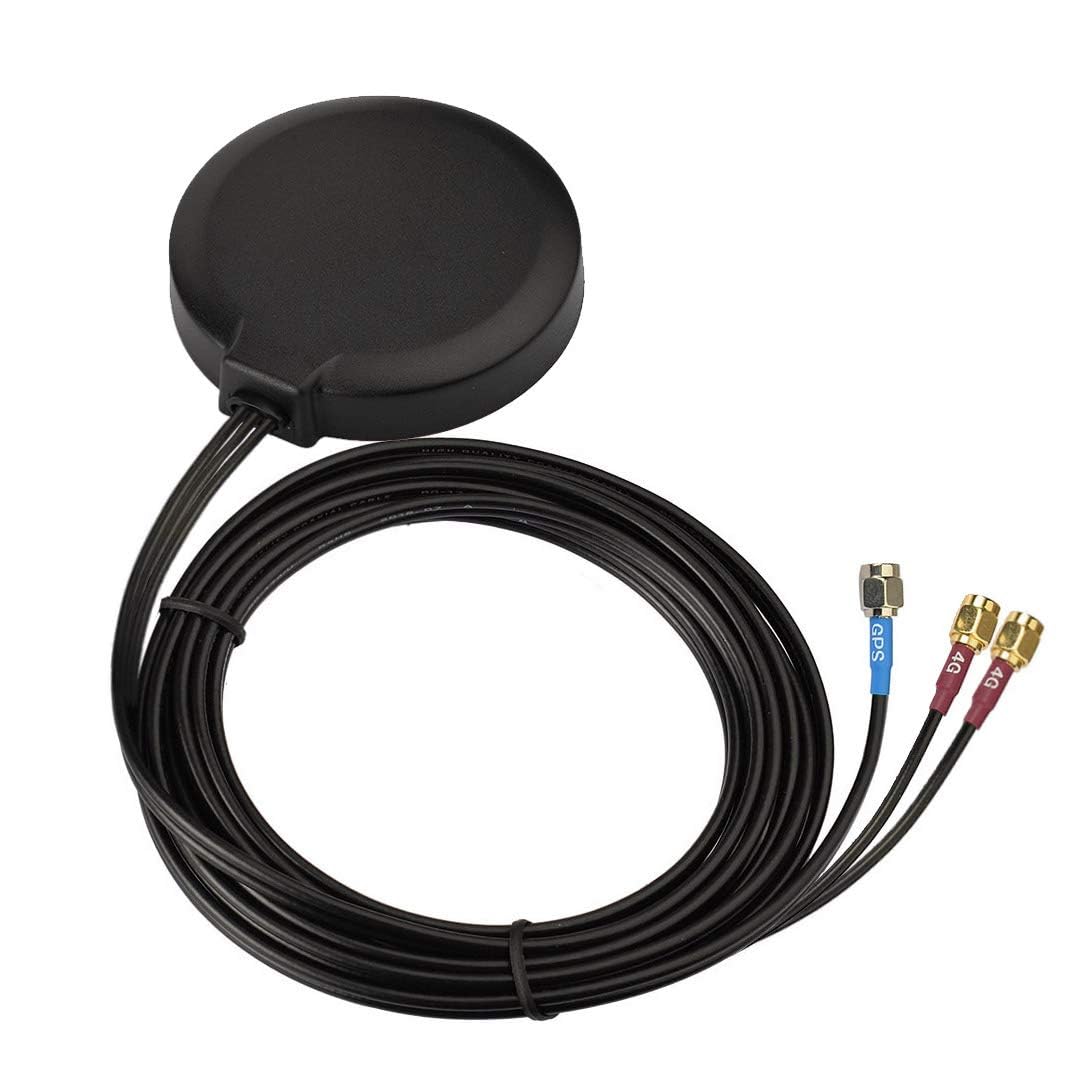 Bingfu Antena de 4G LTE MIMO Celular y GPS Soporte de Magnético Adhesivo para 4G LTE GPS Cradlepoint IBR900 IBR1700 Wireless Airlink MG90 MP70 Módem Puerta de Enlace Industrial Enrutador Móvil