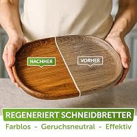Nordicare Schneidebrett-Öl 500ml lebensmittelecht - Schneidbrett Holzöl zur effektiven Pflege - Holz Mineralöl für Schneidebretter, Cutting Board Mineral Oil – Ansicht 2