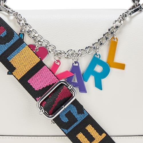 Image of KARL LAGERFELD Women's Simone Satchel Crossbody With Charms